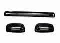 ~(2 lbs. 17X8X3)~ GMC and Chevy 07-14 (2nd GEN Body Style) Heavy-Duty (3-Piece Set) Smoked Cab Roof Light Lens with Amber High-Power OLED