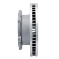 R1 12-20 Hino 155 Front Right Drilled & Slotted Black Brake Rotor