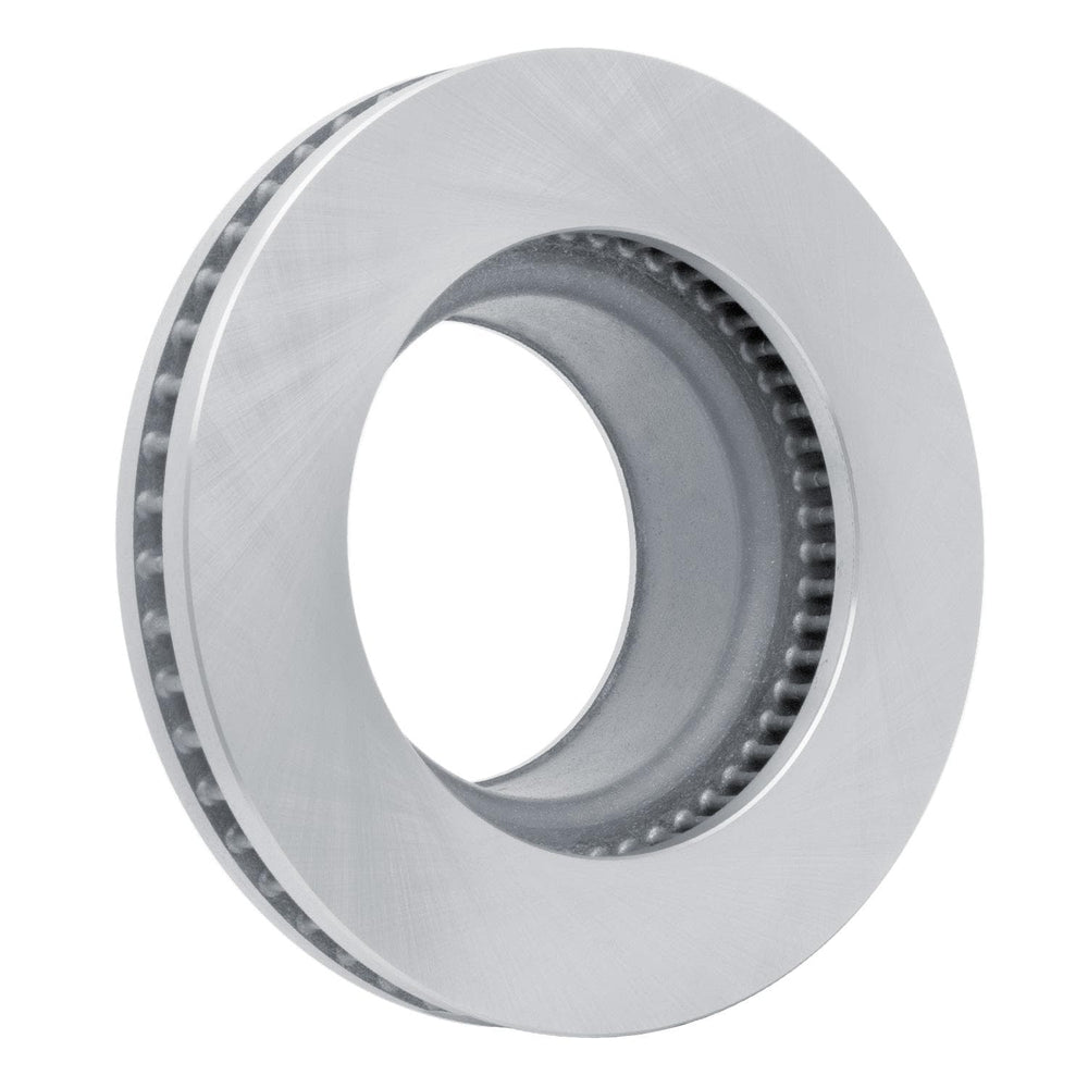 R1 12-20 Hino 155 Front Right Drilled & Slotted Black Brake Rotor