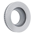 R1 12-20 Hino 155 Front Right Drilled & Slotted Black Brake Rotor