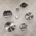 No Limit Complete Cap Set for 2017 Ford PowerStroke Polished