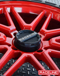 Aluminum Wheels 18x7 Krank XL UTV A11R Red Satin Black Bead Ring 0 Offset 4 on 156 Bolt Pattern 132.5 Bore Raceline