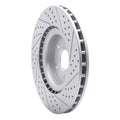 R1 09-17 Buick Regal Front Left Drilled & Slotted Geoperformance Rotor