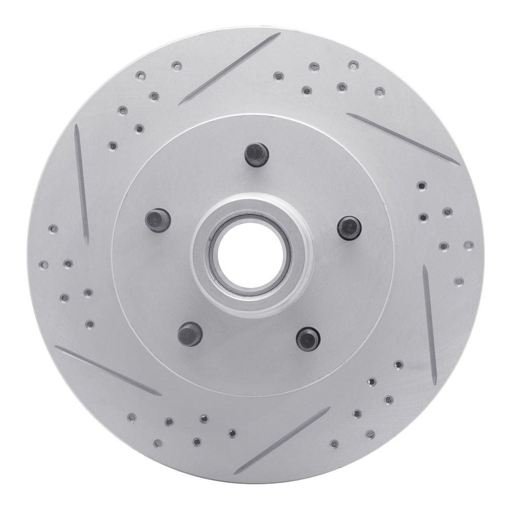 DFC 69-96 Buick Estate Wagon Front Right Drilled & Slotted Geoperformance Rotor