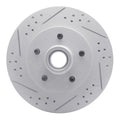 DFC 69-96 Buick Estate Wagon Front Right Drilled & Slotted Geoperformance Rotor