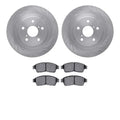 R1 Concepts Brake Rotor- Slotted - Silver