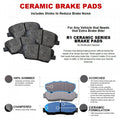 R1 Concepts Brake Rotor- Slotted - Silver