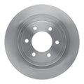 R1 21-25 Ford F-150 4WD Rear Left Drilled & Slotted Black Brake Rotor