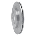 R1 21-25 Ford F-150 4WD Rear Left Drilled & Slotted Black Brake Rotor