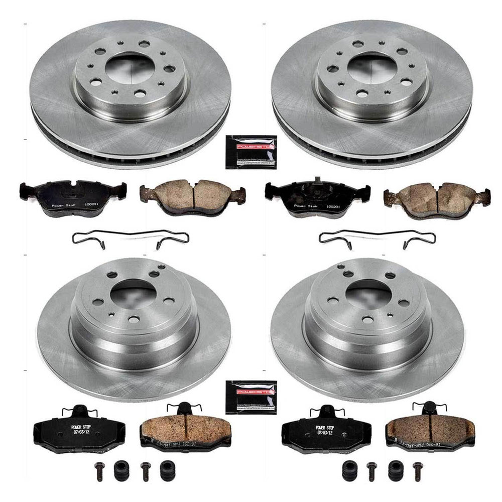 Power Stop 1997 Volvo 850 Front & Rear Autospecialty Brake Kit