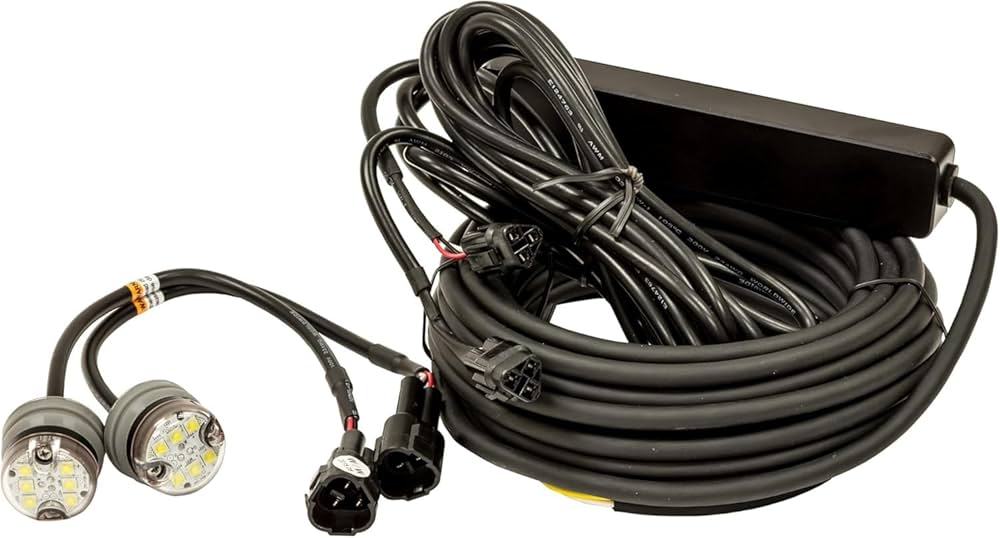 LIGHTS,STROBE,LED,AMBER 25FT CABLE