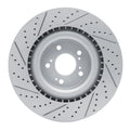 R1 21-26 Acura Mdx Front Right Drilled & Slotted Geoperformance Rotor