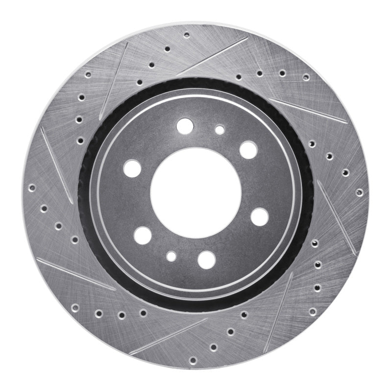 DFC 20-25 Ford Transit-350 HD/DRW Rear Left Drilled & Slotted Silver Brake Rotor