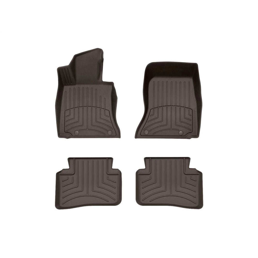 WeatherTech Cocoa Front Rear FloorLiner HP Fits -24-26 Mercedes-Benz 471741-1-2IM