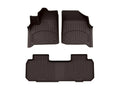 WeatherTech Cocoa Front Rear FloorLiner HP Fits -20-23 Traverse 471228-1-3IM