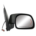 0105 FORD EXCURSION RH HEATED POWER OE MIRROR TEXTURED BLACK W/ TURN SIGNAL