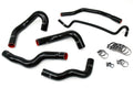 HPS Performance Black Reinforced Silicone Radiator Hose Kit Coolant for Ford 05-06 Mustang V8