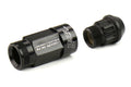 KICS Project Leggdura lug nuts Black 2-piece 12x1.25 53mm Open-End Look 16 pcs 4 locks