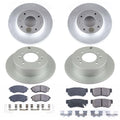Power Stop 02-03 Hyundai Sonata Front & Rear Z17 Evolution Geomet Coated Brake Kit