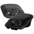 PROJECTOR HEADLIGHTS-BLACK