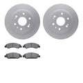 DFC 06-09 Buick Rainier Front Geospec Rotors w/4000 HybriDynamic Brake Pads w/Hardware