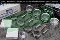 CP Piston & Ring Set for Acura B18C1 - Bore (82.0mm) - Size (+1.0mm) - CR (12.5) SINGLE PISTON