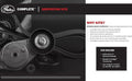 Gates auto part
