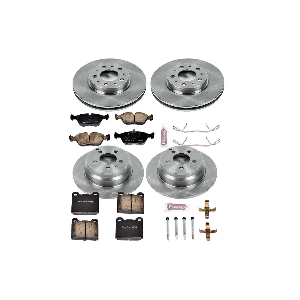 Power Stop 94-97 Volvo 850 Front & Rear Autospecialty Brake Kit