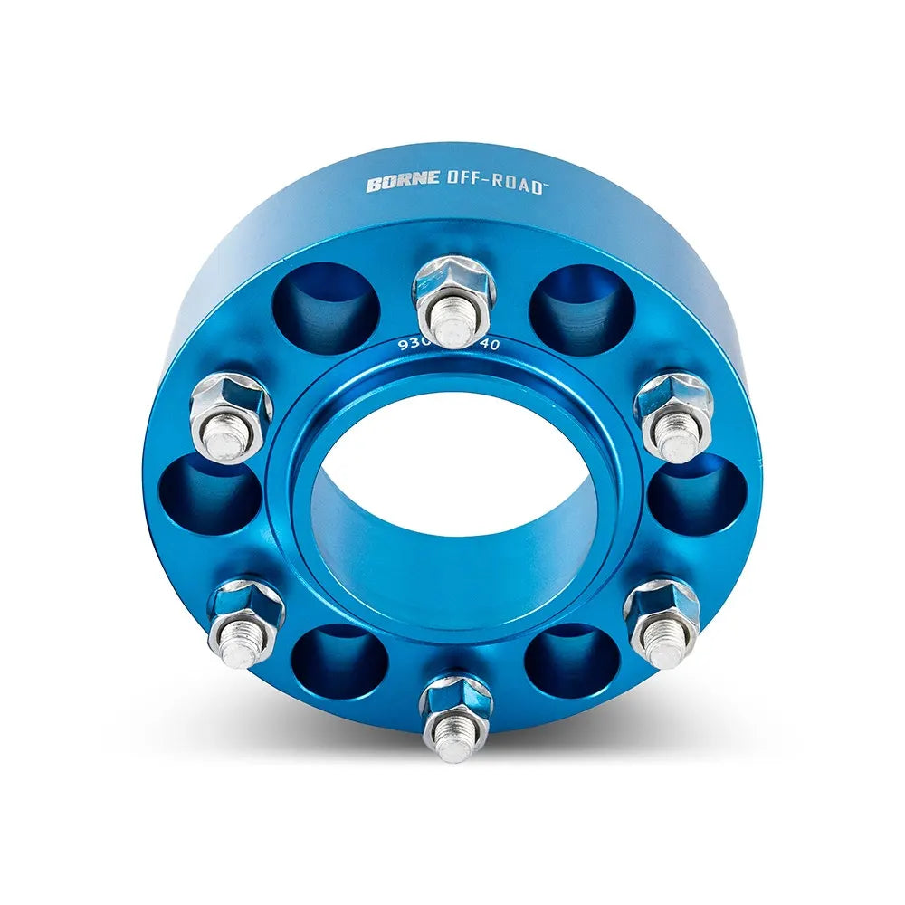 Borne Off Road Wheel Spacers - 6x139.7 - 77.8 CB - 50mm - Blue