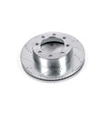 Power Stop 13-16 Ford F-450 Super Duty Front Left Evolution Drilled & Slotted Rotor