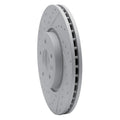 R1 17-19 Jaguar Xe Front Left Drilled & Slotted Geoperformance Rotor