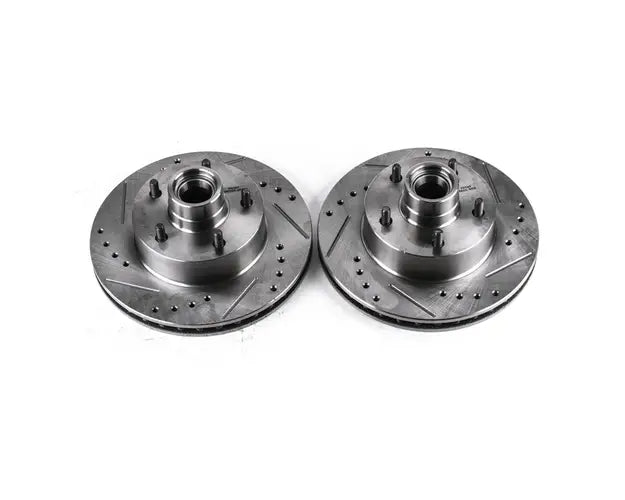 Power Stop 75-77 Pontiac Ventura Front Drilled & Slotted Rotor - Pair