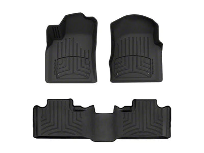 WeatherTech Black Front Rear FloorLiner HP Fits -20-15 Dodge Jeep 444851-443242IM