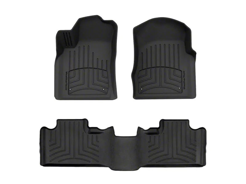 WeatherTech Black Front Rear FloorLiner HP Fits -20-15 Dodge Jeep 444851-443242IM