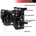 HEADLIGHTS- SMOKE LENS BLACK HOUSING