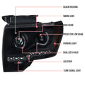 HEADLIGHTS- SMOKE LENS BLACK HOUSING