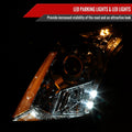 SPEC D TUNING headlights close-up