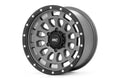 Rough Country 87 Series Wheel Simulated Beadlock Gray/Black 17x8.5 6x5.5 0mm