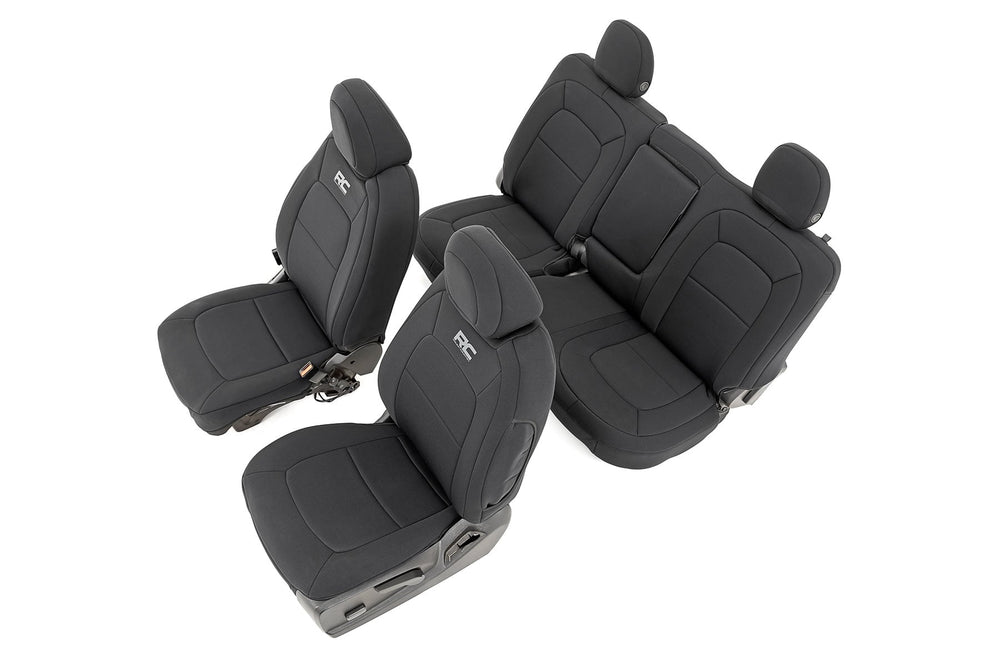 Seat Covers Front Bucket Rear Bench Chevy/GMC Canyon/Colorado (15-22)