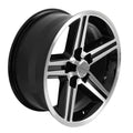 IROC 22X9 MACH/FACE BLACK