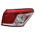 CAPA RH TAILLAMP ASSY OTR ON BODY; LENS/HOUSING LEXUS ES350 20102012