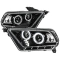 PROJECTOR HEADLIGHT GLOSS BLACK HOU