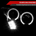 PROJECTOR HEADLIGHT GLOSS BLACK HOU