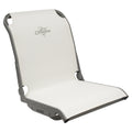 WISE 3373 AEROX COOLRIDE MESH HIGH BACK BOAT SEAT WHITE W/ SILVER FRAME