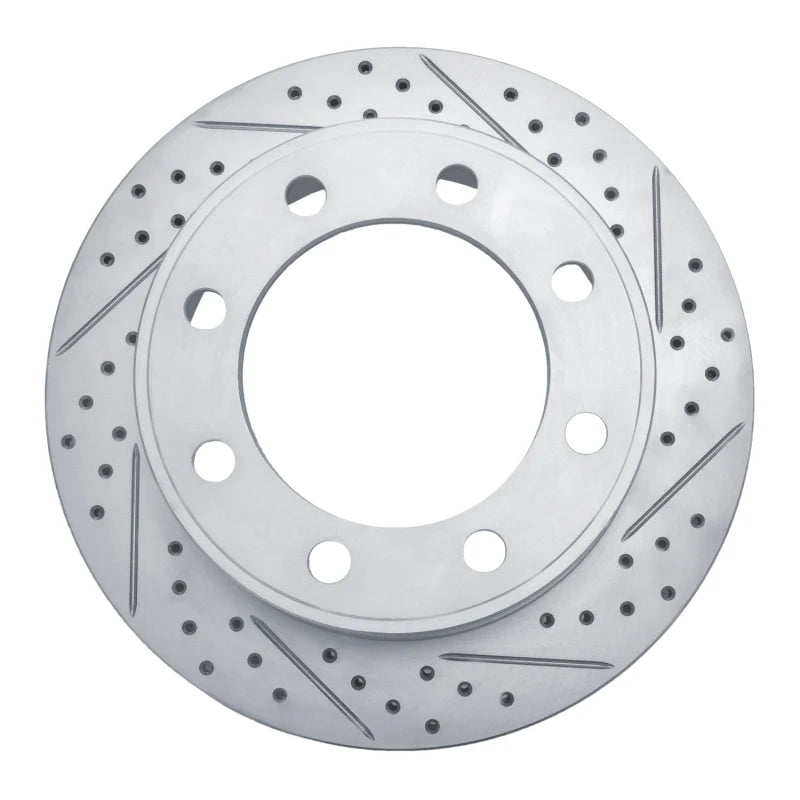 R1 99-05 Ford Excursion Front Right Drilled & Slotted Geoperformance Rotor