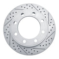 R1 99-05 Ford Excursion Front Right Drilled & Slotted Geoperformance Rotor