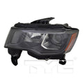 17C JP GRAND CHEROKEE HALGN BLACK HEADLIGHT ASSYLH