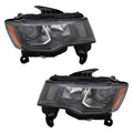 17C JP GRAND CHEROKEE HALGN BLACK HEADLIGHT ASSYLH