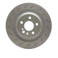 R1 03-06 Mercedes-Benz CL55 AMG Rear Drilled Black Brake Rotor