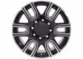20 IN REPLICA WHEEL FITS GMC SIERRA 2500/3500 CV96A BLACK MACHINED 20X8.5